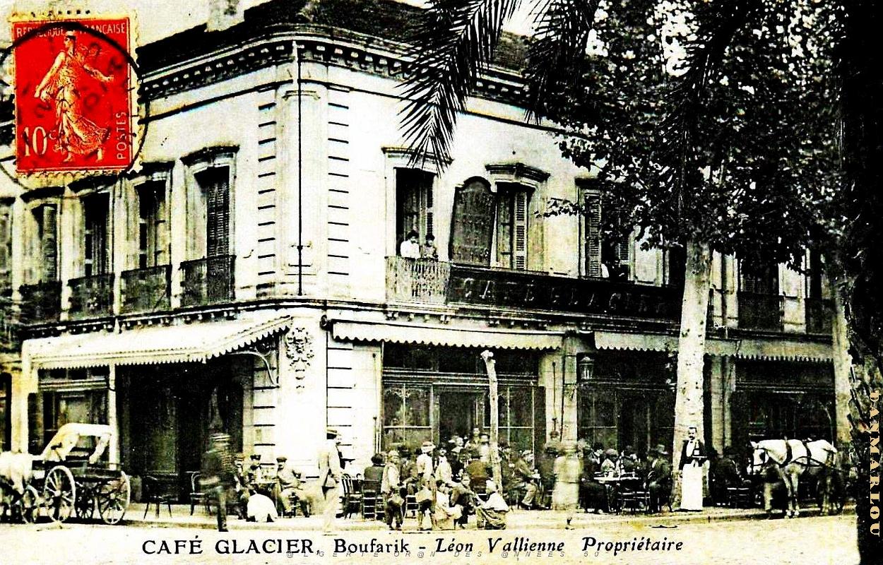2710- Boufarik - Cafe glacier Leon Valienne - 1907.jpg